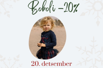 ADVENDIKALENDER 20. detsember "Boboli -20%"